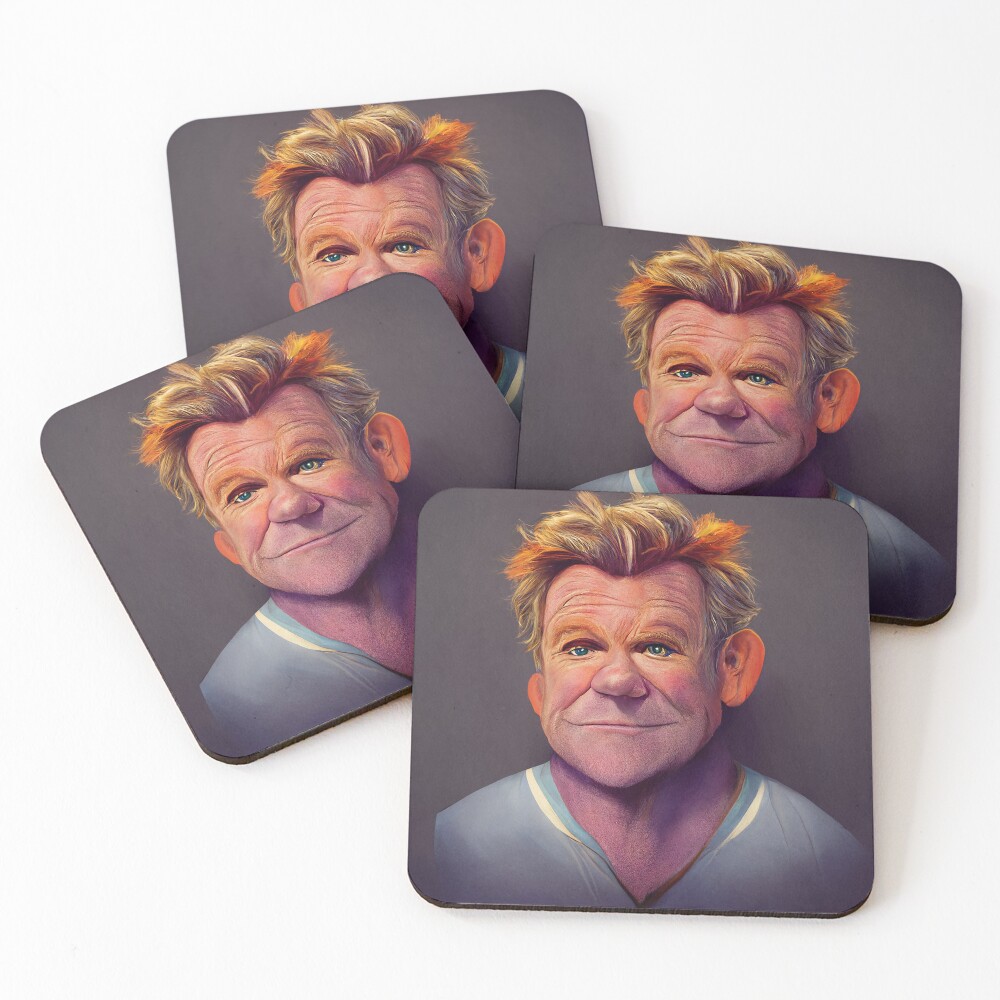 Item preview, Coasters (Set of 4) designed and sold by HomelessMonkey.