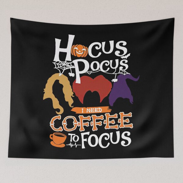 Item preview, Hocus Pocus I Need Coffee to Focus Halloween designed and sold by ElizabethxJime.