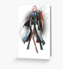 Final Fantasy Lightning Returns - Lightning (Claire Farron) Greeting Card