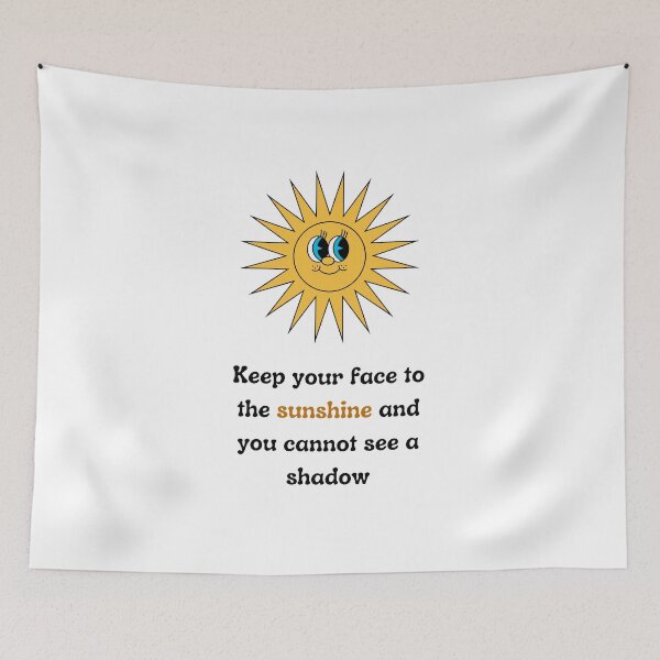 Item preview, sunshine sticker, affirmations, mental health, self care ,positive vibes designed and sold by Radgraphic.
