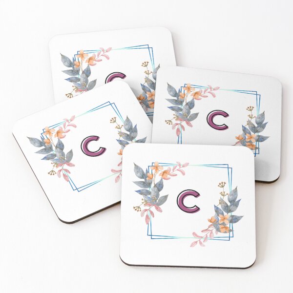 Item preview, Flowers Letter C Design, Monogram with Flowers, Initial Gifts for Her- designed and sold by bartdesigner.