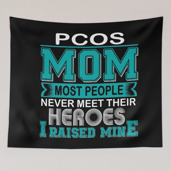Item preview, Proud PCOS Mom Most People Never Meet Their Heroes I Raise Mine designed and sold by frechettee.