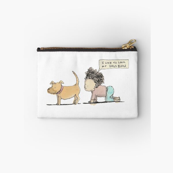Item preview, Cute kid looking at dog bums designed and sold by nickjones81.