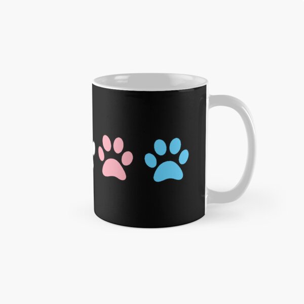 Item preview, Subtle Trans Pride Paw Prints designed and sold by ZhetWai.