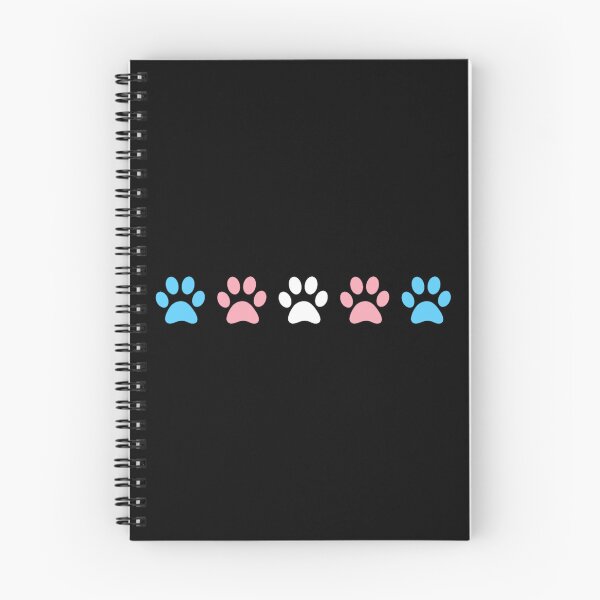 Item preview, Subtle Trans Pride Paw Prints designed and sold by ZhetWai.