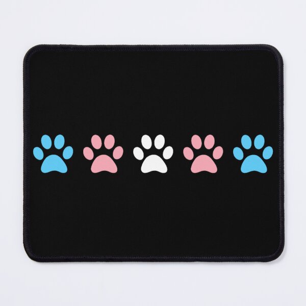 Item preview, Subtle Trans Pride Paw Prints designed and sold by ZhetWai.