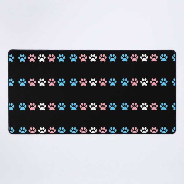 Item preview, Subtle Trans Pride Paw Prints designed and sold by ZhetWai.