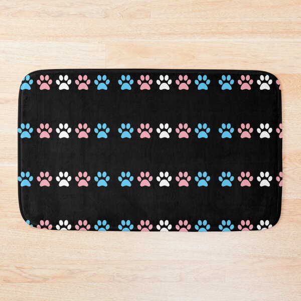 Item preview, Subtle Trans Pride Paw Prints designed and sold by ZhetWai.