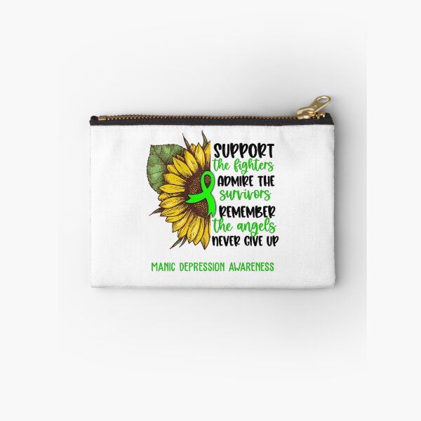 Item preview, Manic Depression Awareness - Support the Fighters Admire the Survivors Remember the Angels Never Give Up designed and sold by whlrcheryl.