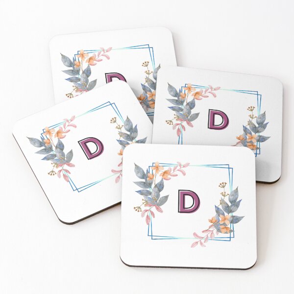 Item preview, Flowers Letter D Design, Monogram with Flowers, Initial Gifts for Her- designed and sold by bartdesigner.
