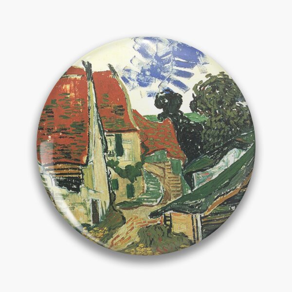 Item preview, Villages Street in Auvers Impression fine art by Vincent van Gogh.  designed and sold by naturematters.