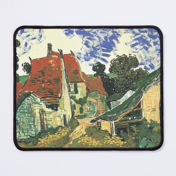 Item preview, Villages Street in Auvers Impression fine art by Vincent van Gogh.  designed and sold by naturematters.