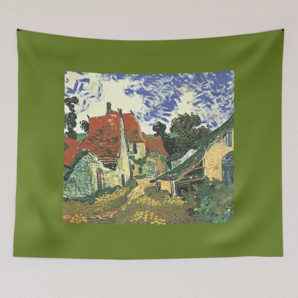 Item preview, Villages Street in Auvers Impression fine art by Vincent van Gogh.  designed and sold by naturematters.