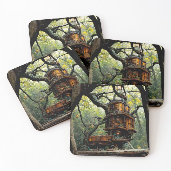 Item preview, Forest Theme Tree House Midjourney  designed and sold by AICustomArt ⭐⭐⭐⭐⭐.
