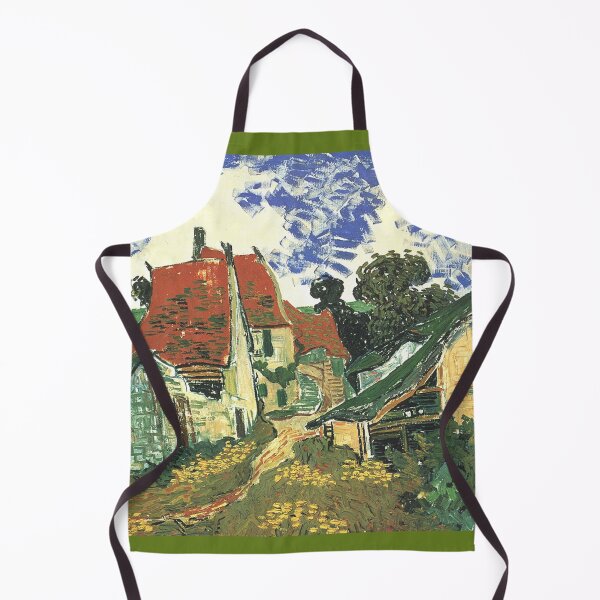 Item preview, Villages Street in Auvers Impression fine art by Vincent van Gogh. designed and sold by naturematters.