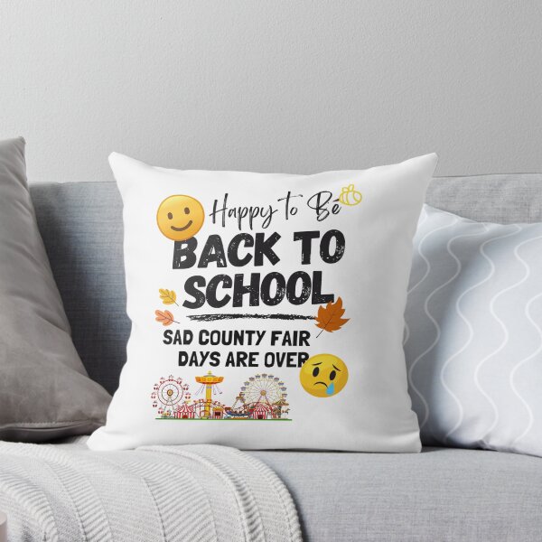 Item preview, Happy to be Back To School, Sad County Fair Days are over designed and sold by PeffysArt.