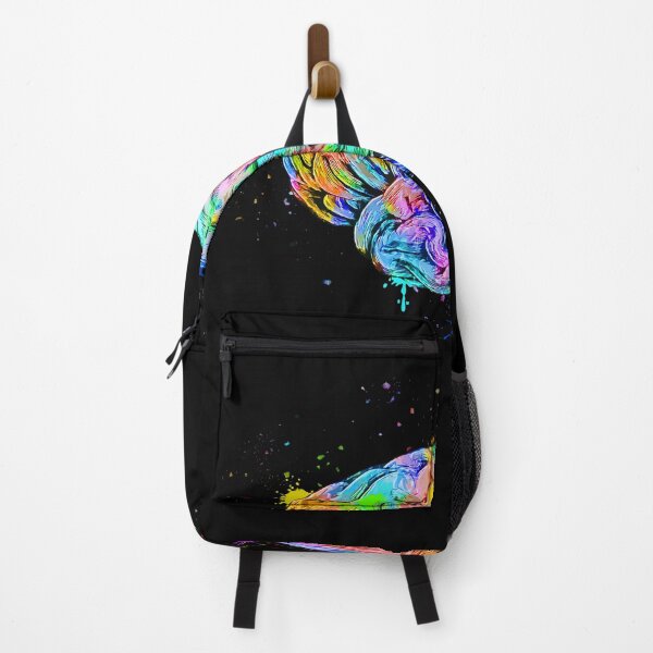 Item preview,  Human Brain Anatomy : Colorful anatomical Brain in Watercolor and ink canva designed and sold by HA  Design.