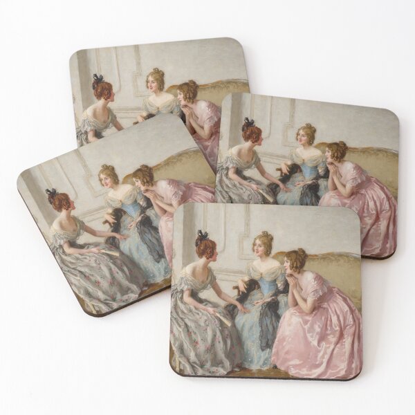 Item preview, Gossiping Girls, Victorian Women Vintage Wall Art designed and sold by vintagevivian.