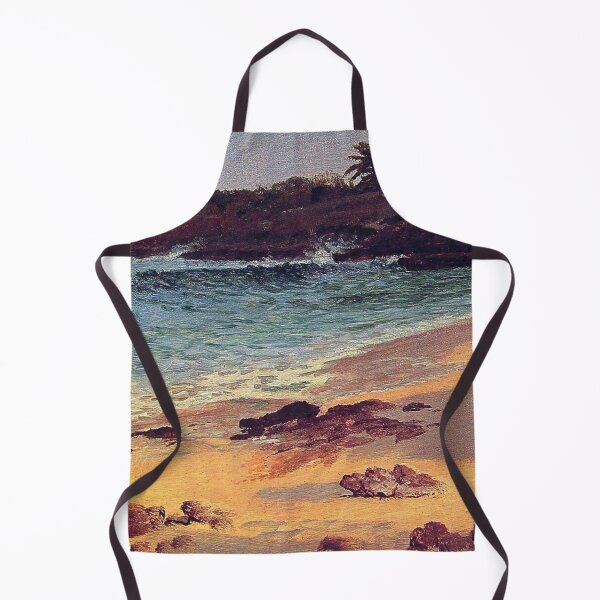 Item preview, Bierstadt Albert, Bahama Cove. Landscape oil paining vintage fine art. designed and sold by naturematters.