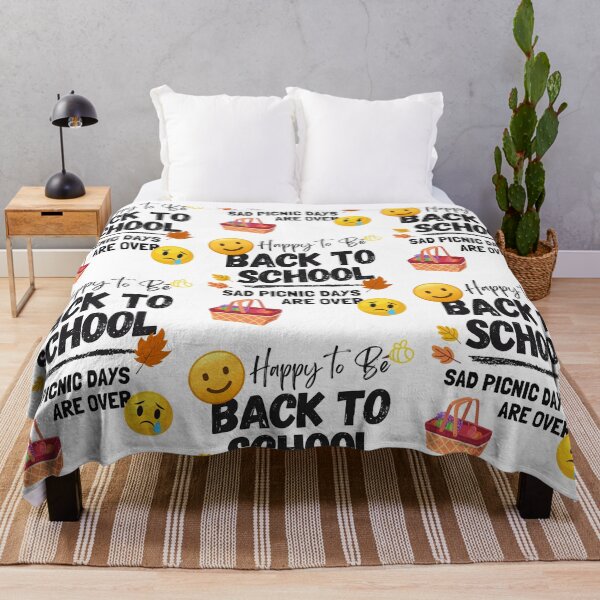 Item preview, Happy to be Back To School, Sad Picnic Days are over designed and sold by PeffysArt.