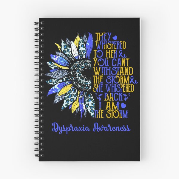 Item preview, I Am The Storm Sunflower Leopard Dyspraxia Awareness designed and sold by rechardtee.