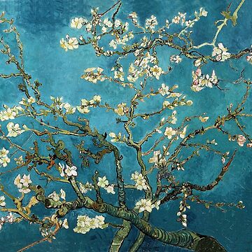Aperçu de l'œuvre Amandier en fleurs, art célèbre de Vincent van Gogh. de naturematters