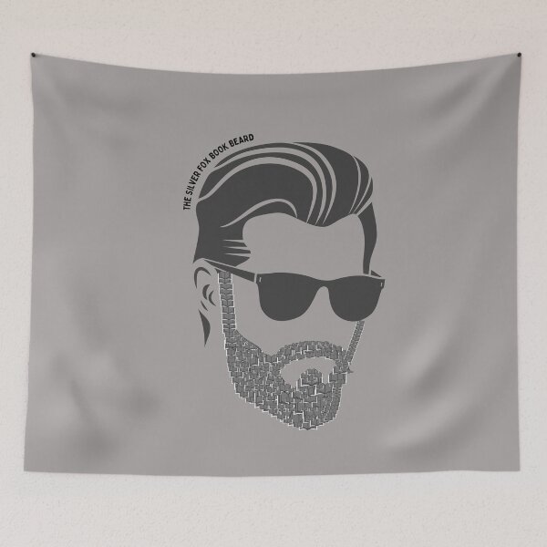 Item preview, The Silver Fox Book Beard Design designed and sold by tmdaliggr.