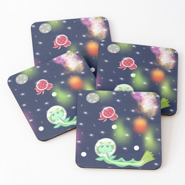 Item preview, Sea creatures in space nebula  designed and sold by Black9TailFox.