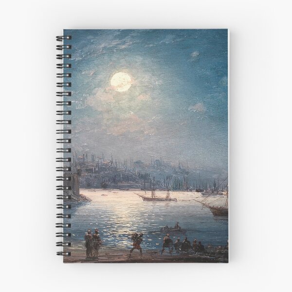 Item preview, A View of the Bosporus with the Hagia Sophia and the Maiden’s Tower in the Moonlight -  Ivan Konstantinovich Aivazovsky  designed and sold by TeeARTHY.