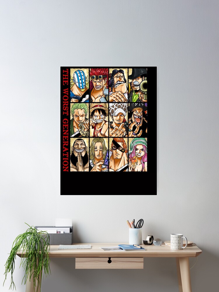 Póster for Sale con la obra «One Piece La peor generación» de ...