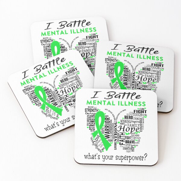 Item preview, Mental Illness Warrior - I Battle Mental Illness What is your Superpower? designed and sold by KirstybShop.