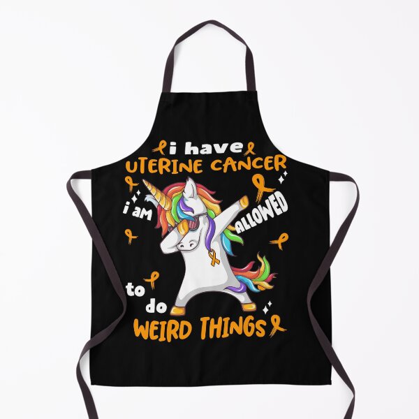 Item preview, Uterine Cancer Awareness Funny I have Uterine Cancer i'm allowed to do Weird Things! designed and sold by JanetShop809.