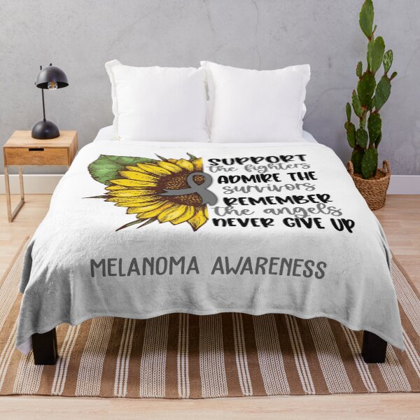 Item preview, Melanoma Awareness - Support the Fighters Admire the Survivors Remember the Angels Never Give Up designed and sold by whlrcheryl.