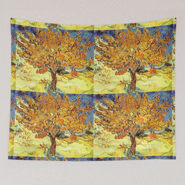 Item preview, The Mulberry Tree, Vincent van Gogh famous impression fine art designed and sold by naturematters.