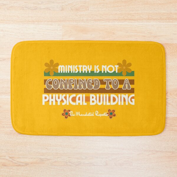 Item preview, Ministry is Not Confined to a Physical Building - Vintage Yellow designed and sold by TheReporter1.