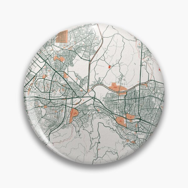 Item preview, Bursa City Map of Turkey - Bohemian designed and sold by deMAP.