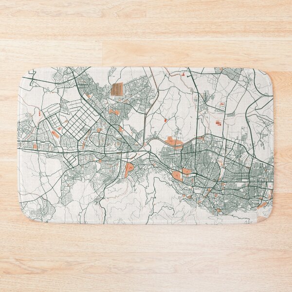 Item preview, Bursa City Map of Turkey - Bohemian designed and sold by deMAP.