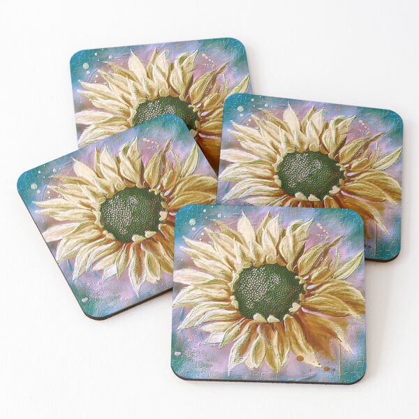 Item preview, Gold Sunflower Against Blue designed and sold by Lois  Bryan.