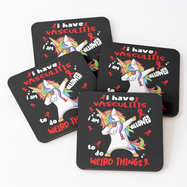 Item preview, Vasculitis Awareness Funny I have Vasculitis i'm allowed to do Weird Things! designed and sold by JanetShop809.