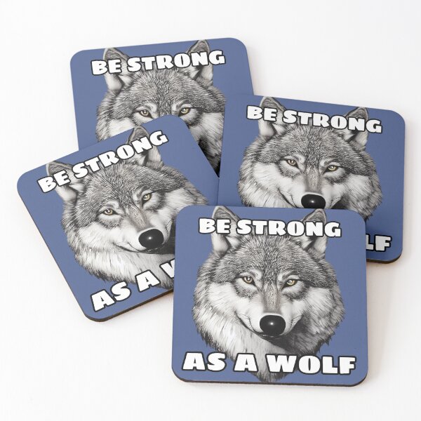 Item preview, be strong as a wolf designed and sold by theworld2021.