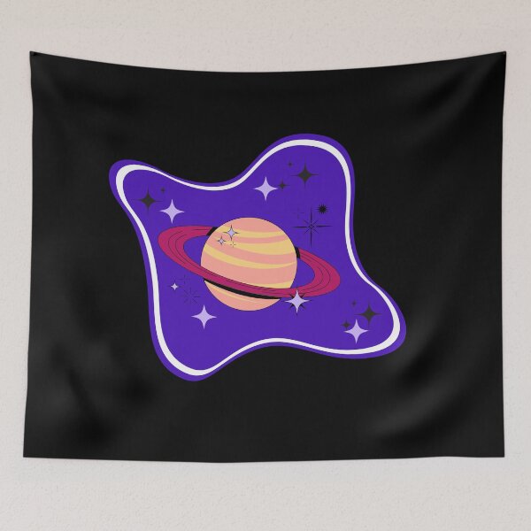 Item preview, Purple Saturn and Stars Color Pop designed and sold by Pink Ribbon.