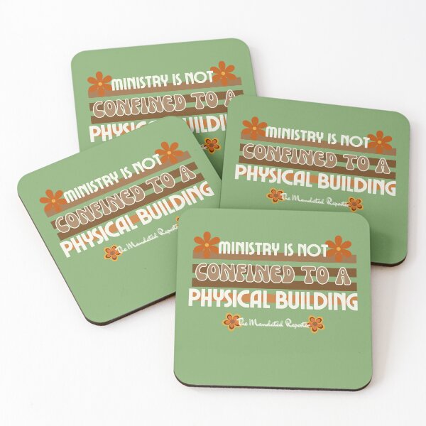 Item preview, Ministry is Not Confined to a Physical Building - Vintage Green designed and sold by TheReporter1.