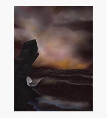 A Stormy Ocean Photographic Print