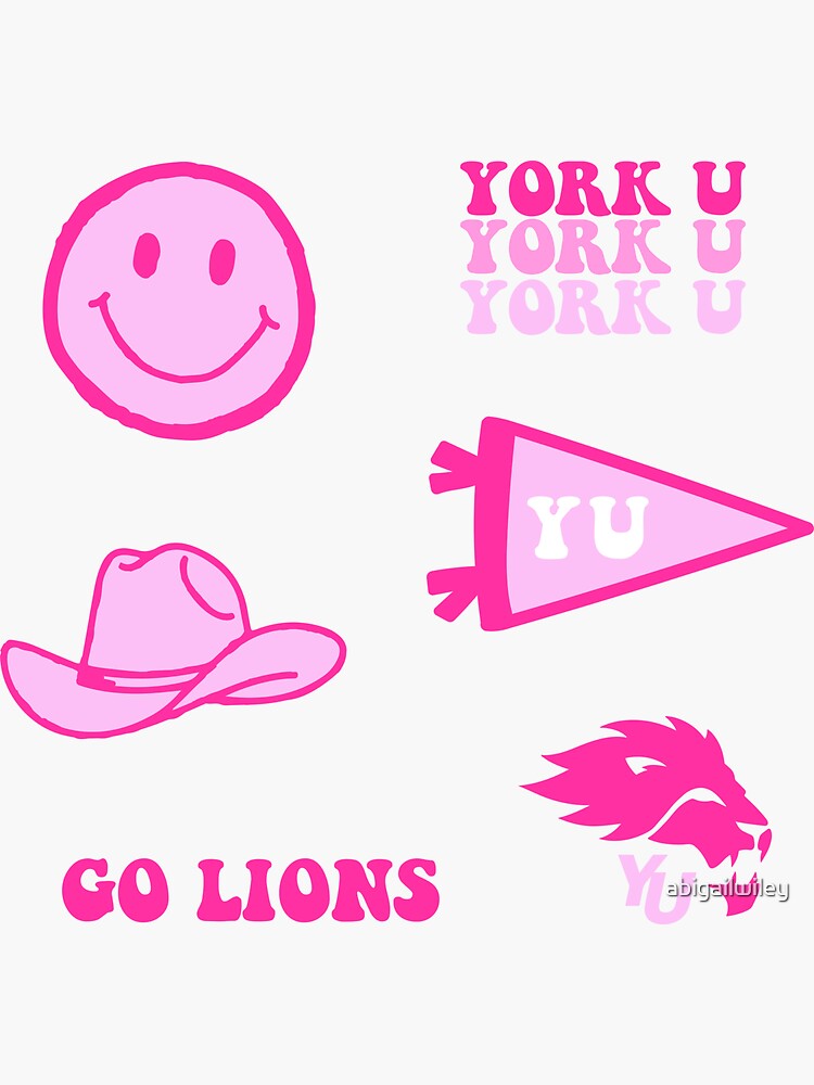 "York U Sticker Pack" Sticker for Sale by abigailwiley Redbubble