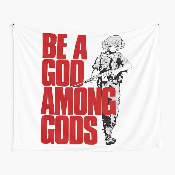 Sei ein Gott unter den Göttern Wandbehang