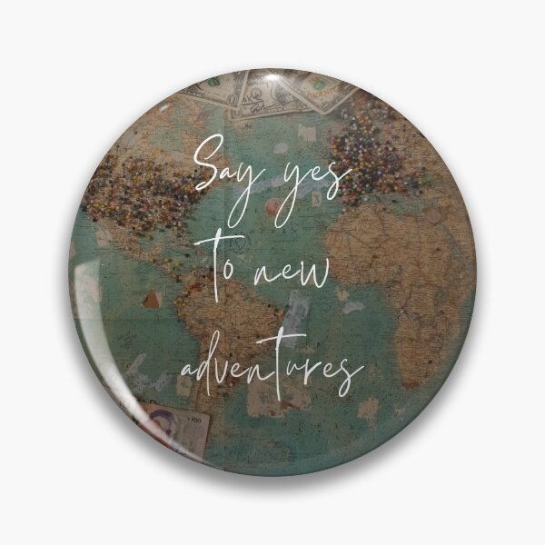 Item preview, Say Yes To New Adventures designed and sold by Hello Echo.