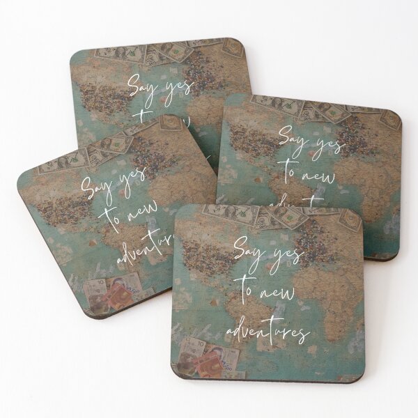 Item preview, Say Yes To New Adventures designed and sold by Hello Echo.