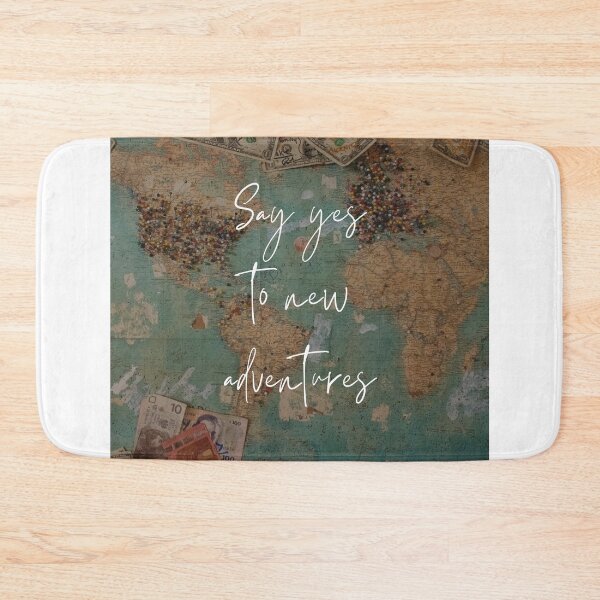 Item preview, Say Yes To New Adventures designed and sold by Hello Echo.