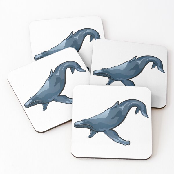 Item preview, Minimalist Swimming Humpback Whale designed and sold by InkLayer.