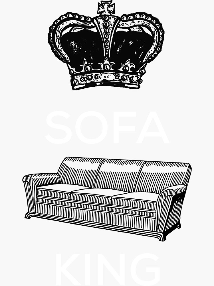 "Sofa King" Sticker by Exemplary Redbubble